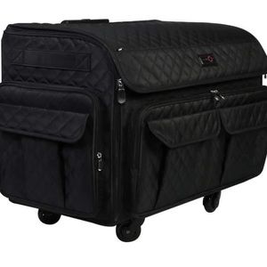 Everything Mary Collapsible Double XL Rolling Sewing Tote.